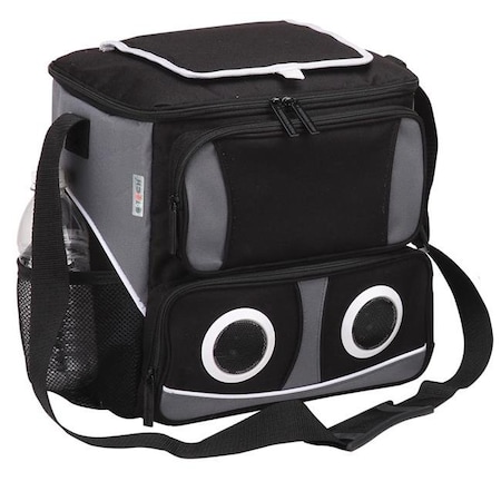 Preferred Nation Preferred Nation P7337.BLACK Bluetooth Sound Cooler Bag; Black P7337.BLACK